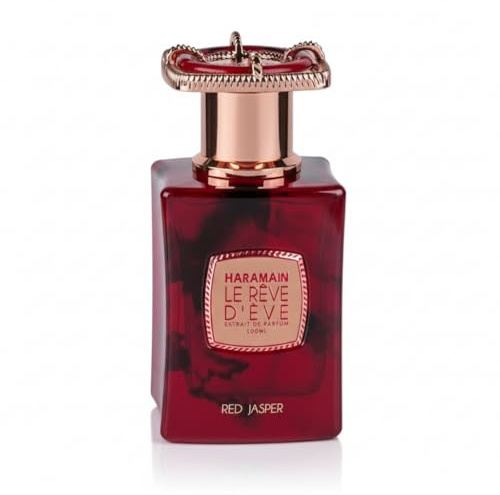 Al Haramain Le Rêve D'Eve Red Jasper 100 ml | Extrait de Parfum Spray für Damen | Luxuriöser arabischer blumiger & fruchtiger Duft mit Oud & Moschus | Elegantes Parfüm-Geschenk