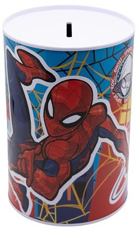 Stor Salvadanaio in metallo Spiderman