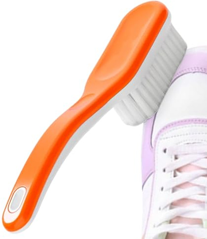 Cepillo para Limpiar Zapatos, Cepillo Limpiador De Calzado, Diseño Ergonómico Antideslizante Cerdas Elimina Manchas Limpieza De Baño Zapatillas Lavandería