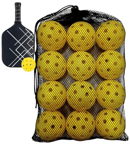 Sghtil Bolas De Golf De para Jardin | 12 Piezas Equipo De Golpeo,Pelotas Ligeras Huecas con Bolsa De Malla Y Cordón | para Hombres Mujeres Interiores Exteriores Hogar Escuela