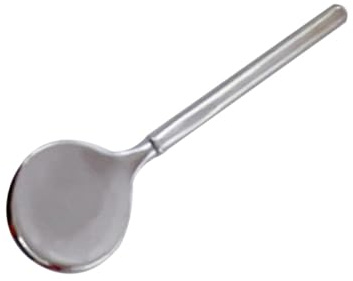 Mipcase Applicatore Crema Viso in Lega di Zinco Argento Impugnatura Confortevole, Cucchiaio Versatile per Maschere e Cosmetici, Strumento Pratico e Idratazione