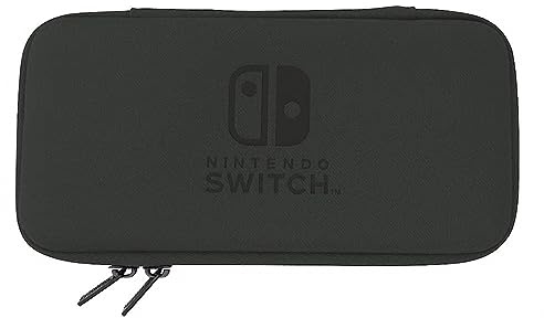 HORI Slim Tough Pouch Lite - Schwarze Tragetasche, Etui für Nintendo Switch Lite - Offiziell Nintendo Lizenziert