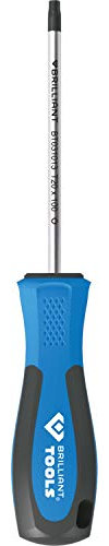 BRILLIANT TOOLS BT031013 Destornillador TORX, T20 x 100 mm [Powered by KS TOOLS]