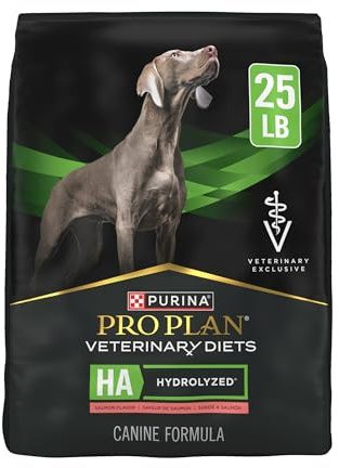 Pro Plan Veterinary Diets Purina HA Hydrolyzed Protein Dog Food Dry Salmon Flavor Formula - 25 lb. Bag