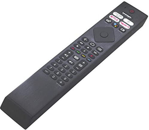 Ersatz Sprachfernbedienung kompatibel mit Philips Ambilight 398GM10BEPHNR041SY 2022 Smart 4K UHD LED Android TVs