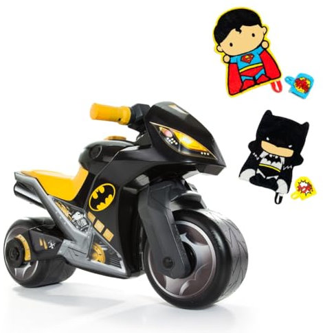 MOLTO| Cross Batman Dirt Scooter + 2 Schwimmhandschuhe | Geländegängiger Roller | Sicheres & Robustes Kinderspielzeug | Fördert eine gesunde kindliche Entwicklung | +18 Monate