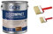 zbs24 Gori 88 Compactlasur nussbaum 5 Liter Holzschutzlasur, tropfgehemmte Mittelschichtlasur, inkl. 3-teiliges Pinselset zur einfachen Verarbeitung der Lasur