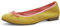 Tamaris Damen Klassische Ballerinas, Frauen Flats,Comfort Lining,TOUCHit-Fußbett,Slip-ons,klassisch elegant,Ballerinen,Yellow Comb,36 EU