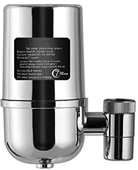 Water Filter System, 6 Layer Ceramics Water Filter Cartridges Kitchen Tap Faucet Water Purifier Contaminants Remover Healthy Water Generator,for Under Sink Home Domestic