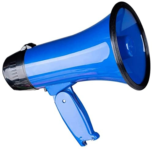 megafon, Megafonhögtalare 25 Watt Handhållen Bullhorn med inbyggd Siren Voice Recorder PA