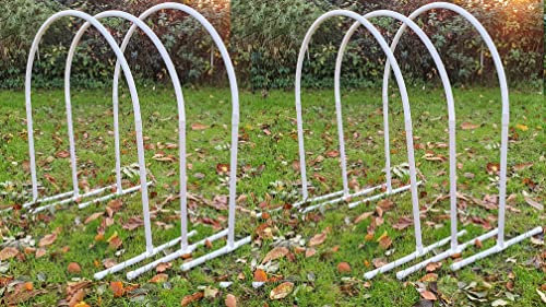 Wuzzmann 6er Set NADAC Hoopers Bögen mit Ständer, PVC/ALU, VDH-KONFORM