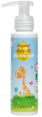Ekologisk babyolja känslig | För mild babymassage | basvård för bebisar | Testad ekologisk kvalitet | produktiv, vårdar och ger känslig babyhud med värdefulla ingredienser 100 ml – LUNA bio