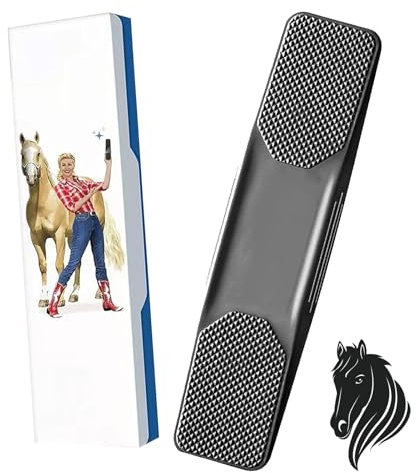 YKHSUAOU Pferdebürste,6 In 1 Horse Grooming Brushes,Pferde Wurzelbürste, Bürste für Pferd in Gummi,Pferdebürsten zur Reinigung,for Short Hair Pet Horses Brushing Loose Hair Dust & Dirt