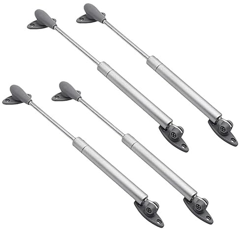 Lot de 4 Vérins à Gaz,Ressort à Gaz,Verin Meuble Amortisseur à gaz 60N,80N,100N,120N,150N en Option,Pneumatique Verin Meuble Cuisine Hydraulique pour Armoire de Cuisine Relevable