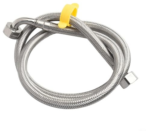 Raccord de tuyau flexible coudé flexible tuyaux sanitaires salle de bain cuisine tuyaux tressés en acier inoxydable pour installations sanitaires 40/60/80 (100 cm)
