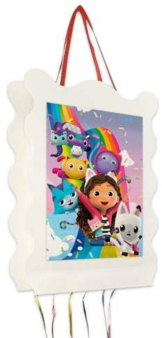 Piñata Gabby Cumpleaños Infantil – Varios Diseños para Niños y Niñas - 30x40cm (Gabby)