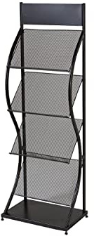 LINMAN Linno DOUBLE A4 BROCHURE LITERATURE DISPLAY STAND MAGAZINE RACK FOR RECEPTION SHOWROOM