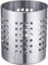 Westmark Egouttoir à Couverts/Porte-Ustensiles, Rond, Diamètre: 12 cm, Hauteur: 13,5 cm, Acier Inoxydable, Argent, 69022211
