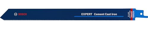 Bosch Professional 1x Lame de scie sabre Expert `Cement Cast Iron` S 1750 RD (pour Fonte, Plastiques renforcés de fibres de verre ou de carbone (GFK ou CFK), Longueur 250 mm, Accessoires Scie sabre)