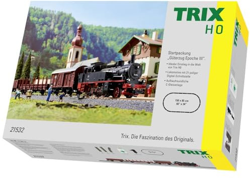 TRIX H0 T21531 digital startpaket godståg Epoche III