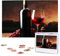 Red Wine and Bottle Jigsaw Puzzle 1000 Piece Wooden Jigsaw Puzzles Personalized Picture Puzzle Custom Jigsaw Puzzles for Adult Wedding