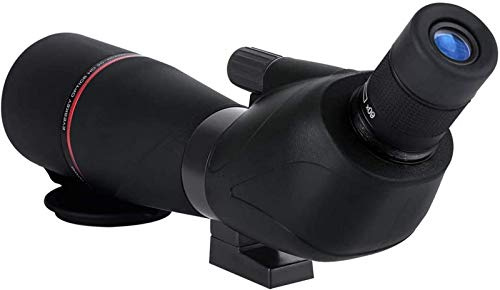 EPOTRDCV Monoculare Telescopio ad Alta Potenza per Birdwatching, Obiettivo Grande con Zoom 20-60x60, Prisma ВАK4, telescopio Impermeabile con Collegamento TEL