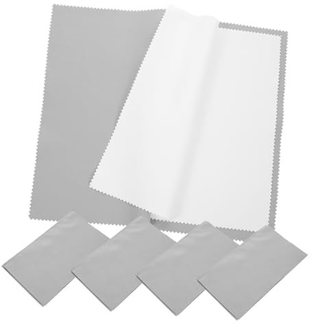 PACKOVE 5pièces Chiffons De Nettoyage Doux Pour Bijoux De Double Nettoyage Sûr Bijoux Et Autres Accessoires Réutilisables Et Lavables Pratiques à Transporter