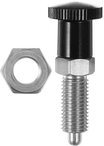 Ciieeo Perilla De Émbolo Resorte De Acero Inoxidable Pasador De Indexación De Reinicio Émbolo De Resorte Para Herramientas De Posicionamiento