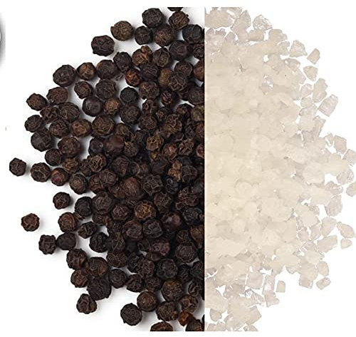 Lot de 2 recharges de sel et poivre pour moulin sans broyeur