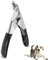 Fdit Pet Nagelschere, Cat Claw Scissors Nagelknipser Claw Clamps Praktisches Nagelschneidewerkzeug für Hunde und Katzen Pet Salon, Ideale Geschenkauswahl (Schwarz)