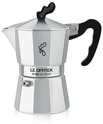 Lorren Home Trends Amika Made In Italy Classic Stovetop Espresso Maker, Italian Coffee, 12 Cup