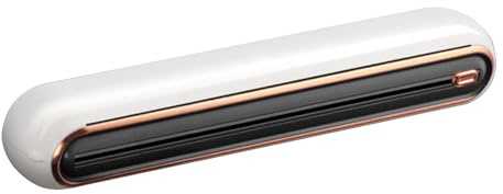 WJnflQN Clean Wrap Distributeur de coupe-traîneau | Outil de coupe de film alimentaire – Distributeur de film alimentaire rechargeable – Distributeur de film d'emballage avec coupe-papier avec