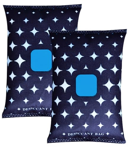Sacchetti deumidificatori per auto, confezione da 200 g, riutilizzabili, per interni auto, 100% a prova di perdite, deumidificatore e rimozione della condensa per parabrezza, previene gli odori umidi