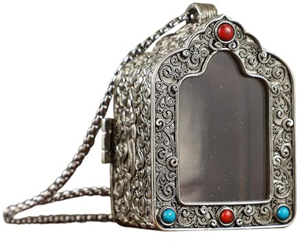 kesurpae Populärt Gawu-askhänge med tibetansk böneamulett elegant halsband för Buddha-figurer och andlig dekoration buddhism religion smyckessamling dekor