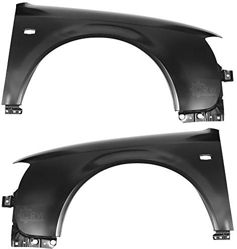Kotflügel Set rechts und links für A6 4B C5 Bj. 01-04 mit Blinkerloch