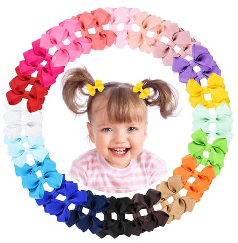 Choicbaby Haarspangen Mädchen, 2.5 Zoll (6.35CM) haarklammer schleife haarspangen kinder Haarschmuck für Baby Mädchen Kleinkinder