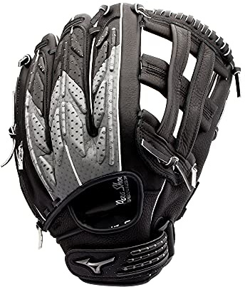 Mizuno GTF1300 Techfire Guante de sóftbol de Lanzamiento Lento de 13 Pulgadas, Malla H, Lanzamiento a Mano Izquierda