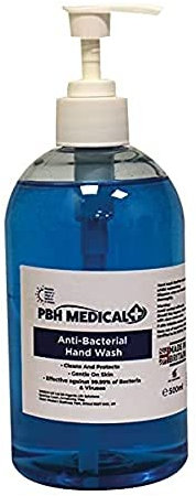 PBH Medical Anti-Bacterial Hand Soap - 500ml - 1 Bottle