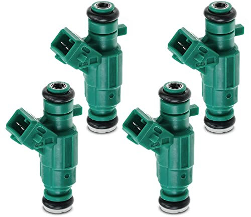 Frankberg Lot de 4 injecteurs d'injecteurs compatibles avec Saxo S0 S1 2000-2003 106 II 1A 1C 2000-2004 1,1 l Essence Replace# 0280156025