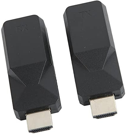 Goshyda Ricevitore Trasmettitore HDMI Wireless, Kit Extender HDMI, Plug And Play 165ft Cat5 Cat6 Ethernet RJ45 a HDMI Extender per Proiettore Monitor HDTV