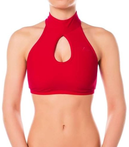 Dragonfly High Neck Sports Bra Terri Comfy-BH Perfekt gestaltet | Schnittform Maximaler Halt für Pole Dancer | Halsverschluss mit 3 kleinen Metallnieten | Material 80% Polyamid 20% Elastan Oeko-TEX