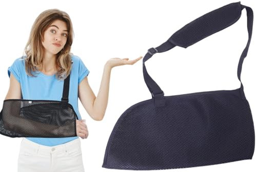 IATAHI Tutore Braccio,Mesh Tutore Braccio,Reggibraccio Per Braccio,Regolabile Fascia Braccio Rotto,Fascia Supporto per Braccio,Tutore a Fascia per Braccio,Imbracatura per Braccio,Reggibraccio