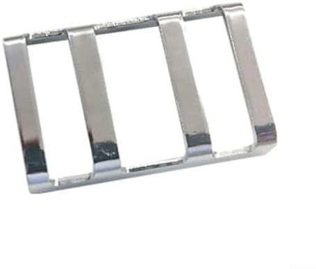 Barra de hebilla de seguridad para piscina de 48 x 32 mm, acero inoxidable para una instalación segura, con material resistente a la corrosión y anclaje diseñado para montaje en cubierta (1 unidad)