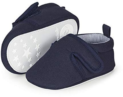 Sterntaler Jungen Baby-Krabbelschuh Hausschuhe, Blau (Marine 5301960), 23/24 EU