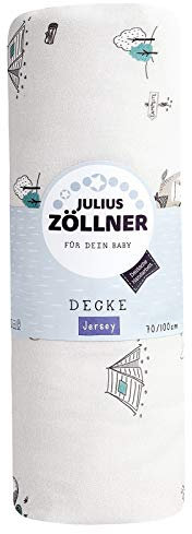 Julius Zöllner Jersey Kuscheldecke Schmusedecke Decke 70x100 cm Fuchs & Elch
