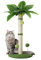 Arquiel Cat Scratching Post, Coconut Tree Cat Scratcher with Interactive Balls, Tall Sisal Rope Scratching Posts for Indoor Cats and Kittens(65CM), Green, (HX0157)