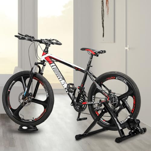 Rullo per Bicicletta Pieghevole per Guida Indoor, Supporto per Bici per Allenamento di Rally in Bici, Esercizio di Ciclismo Indoor per Esercizi di Supporto per Bicicletta stazionar