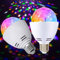 Vaileal 2 Stück LED Diskokugel: LED Discolampe,E27 3W RGB Discokugel 360° Rotierend Partybeleuchtung, Partylicht, Disco Lichteffekte, Stimmungslicht Party Deko für Geburtstagsparty