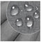 DreamRoots Segeltuch Wasserdicht - Polsterstoff Meterware Flachsimitation 160 cm breit - Wasserabweisender Stoff 220 g/m2 600D - Markisenstoff Wasserdicht Meterware Light grey 1M