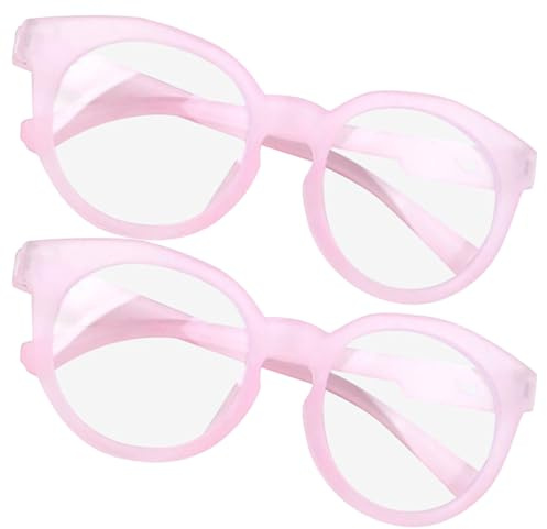 PAMINGONO Gafas Infantiles con Filtro de Luz Azul Niñas, Protección Ocular Ligera de Pc, 2 Unidades para Estudiar y Uso de Pantalla